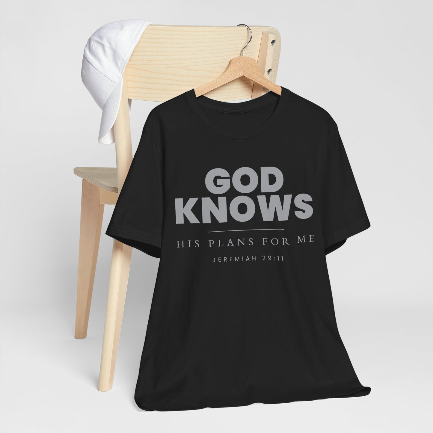 God Knows T-Shirt - Jeremiah 29:11 Faith Graphic Tee | Pure Print Edition