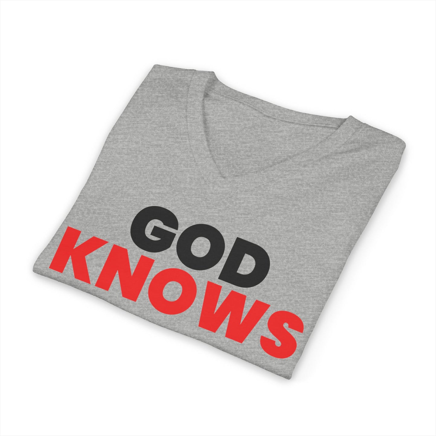God Knows V-Neck Tee - Jeremiah 29:11 Faith Graphic Tee