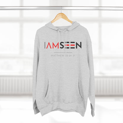 I Am Seen Pullover Hoodie - Matthew 10:29-31 Christian Sweatshirt