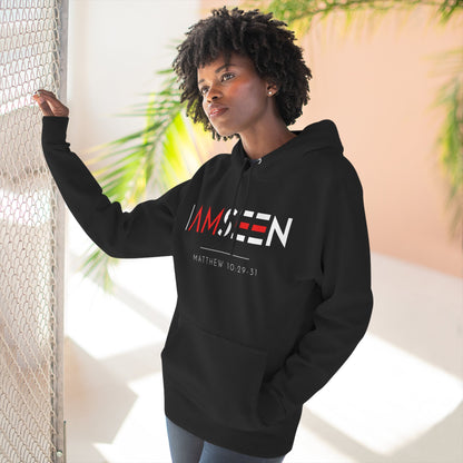I Am Seen Pullover Hoodie - Matthew 10:29-31 Christian Sweatshirt