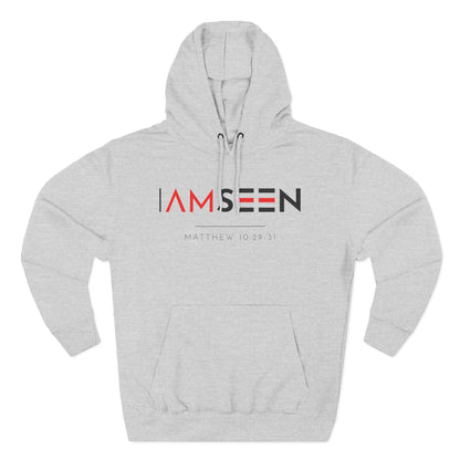I Am Seen Pullover Hoodie - Matthew 10:29-31 Christian Sweatshirt