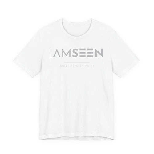 I Am Seen T-Shirt - Matthew 10:29-31 Faith Graphic Tee | Pure Print Edition
