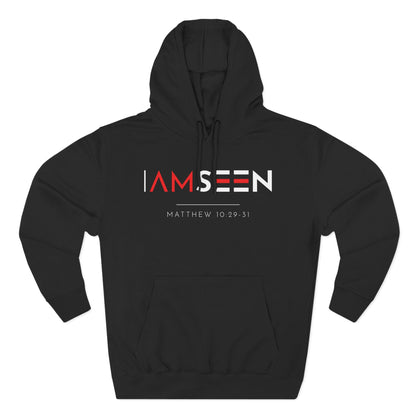 I Am Seen Pullover Hoodie - Matthew 10:29-31 Christian Sweatshirt