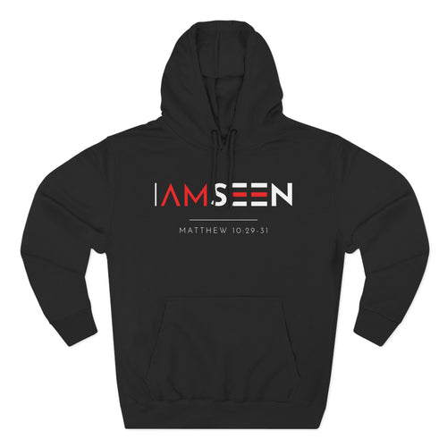 I Am Seen Pullover Hoodie - Matthew 10:29-31 Christian Sweatshirt
