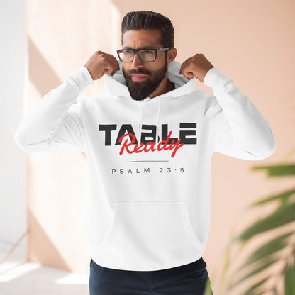 Table Ready Pullover Hoodie - Psalm 23:5 Christian Sweatshirt