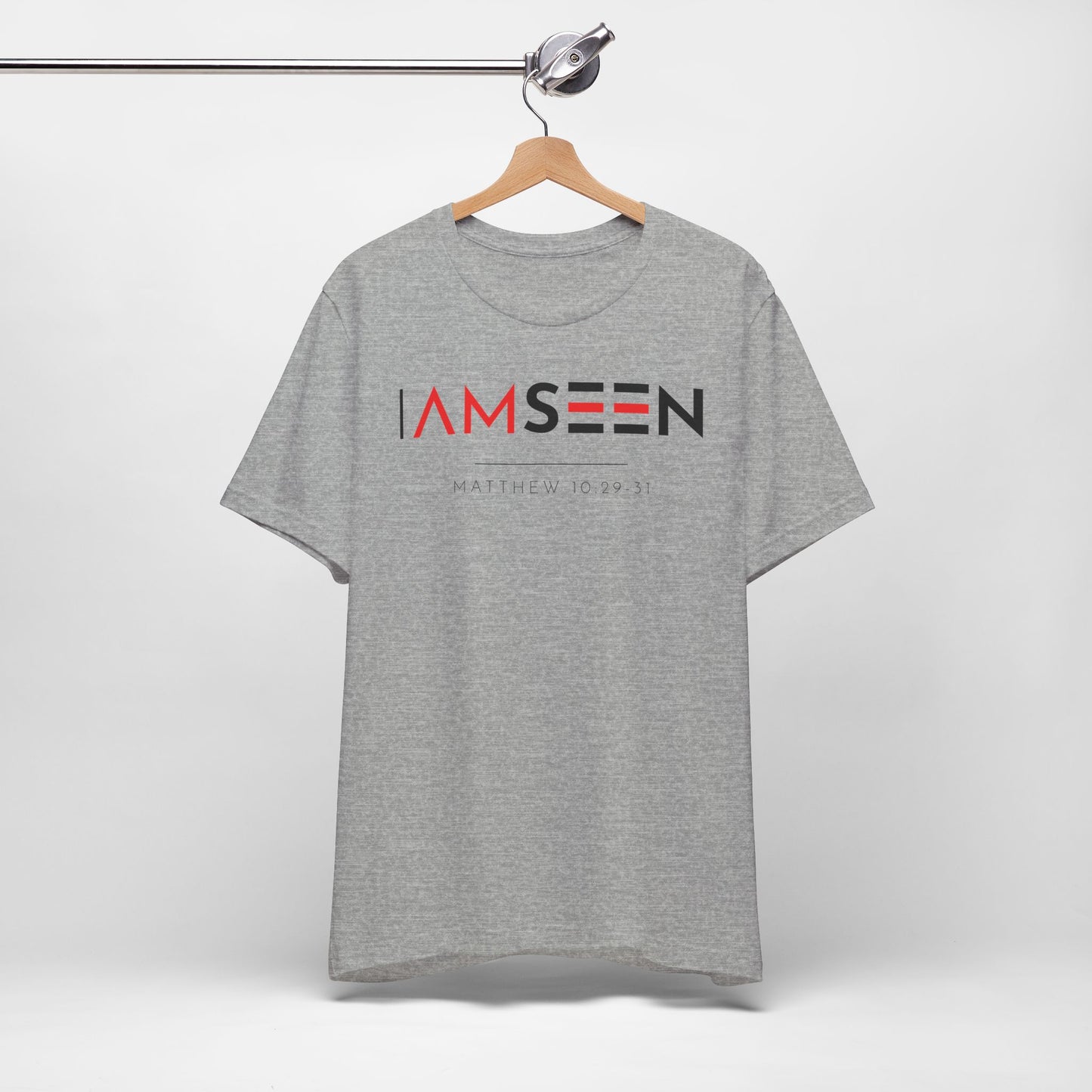 I Am Seen T-Shirt - Matthew 10:29-31 Faith Graphic Tee