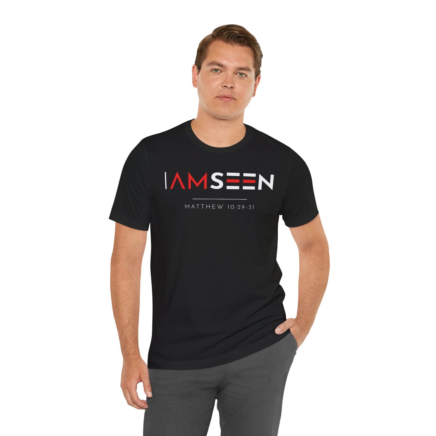 I Am Seen T-Shirt - Matthew 10:29-31 Faith Graphic Tee