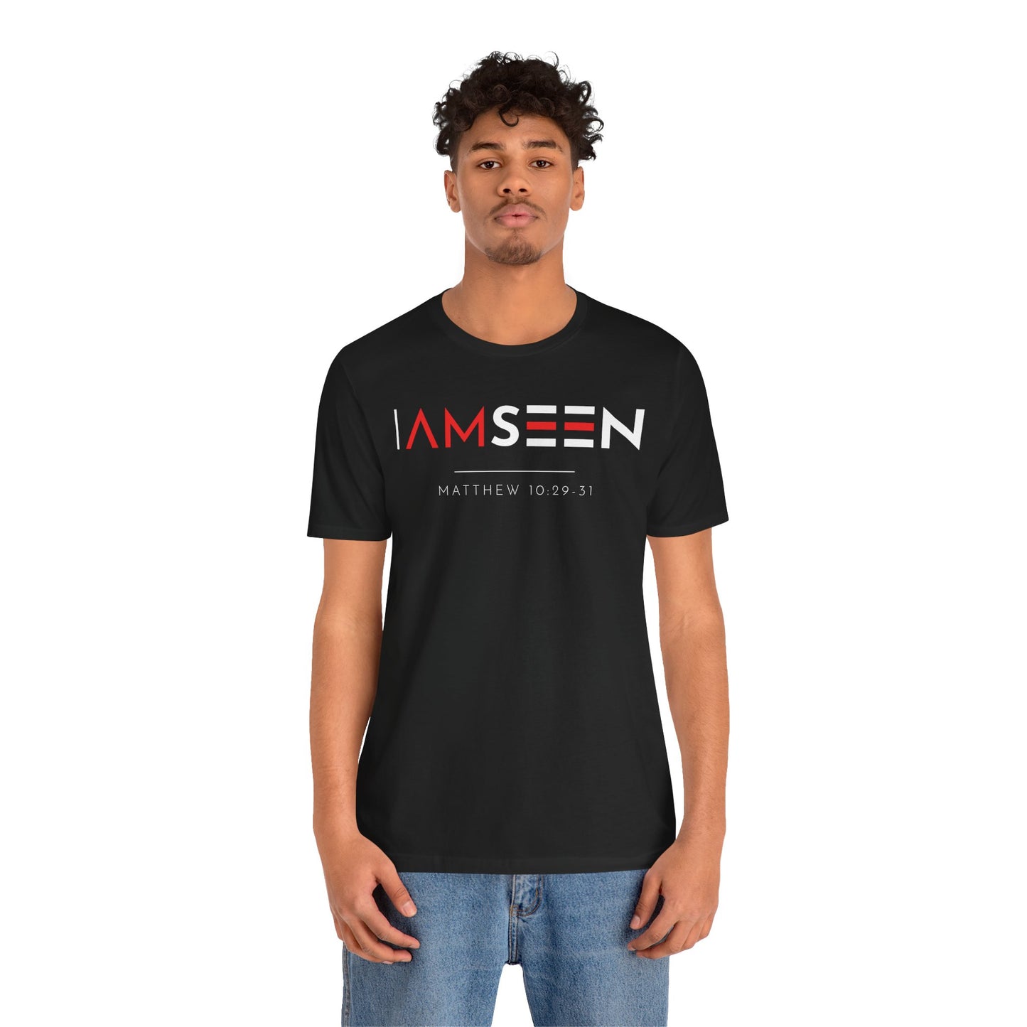 I Am Seen T-Shirt - Matthew 10:29-31 Faith Graphic Tee