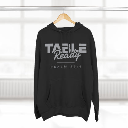 Table Ready Pullover Hoodie - Psalm 23:5 Christian Sweatshirt | Pure Print Edition