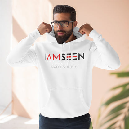 I Am Seen Pullover Hoodie - Matthew 10:29-31 Christian Sweatshirt