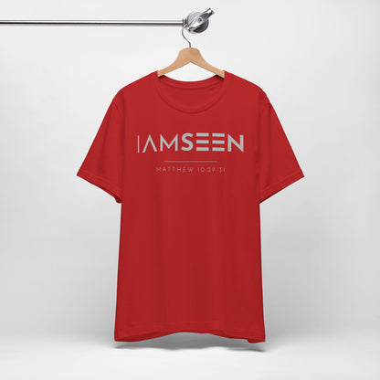 I Am Seen T-Shirt - Matthew 10:29-31 Faith Graphic Tee | Pure Print Edition