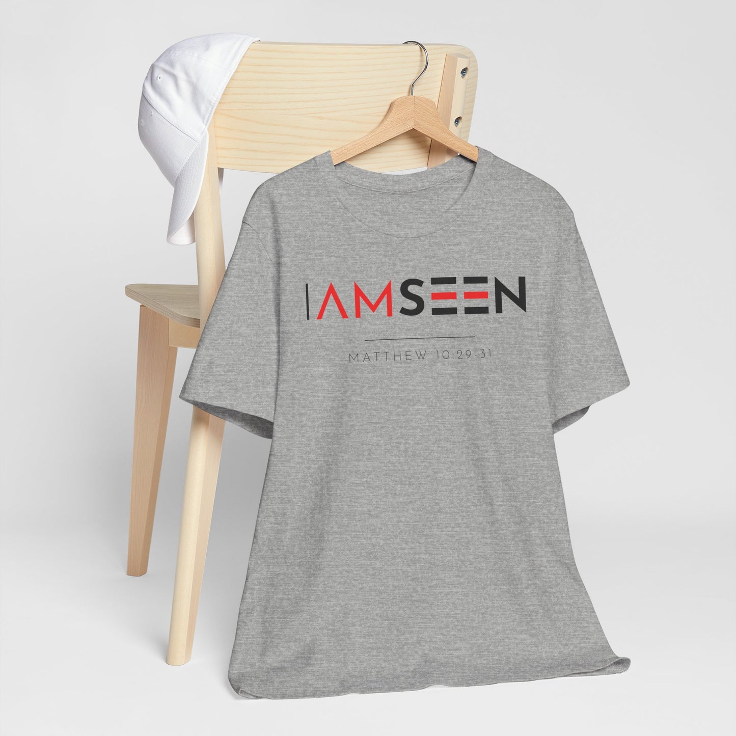 I Am Seen T-Shirt - Matthew 10:29-31 Faith Graphic Tee
