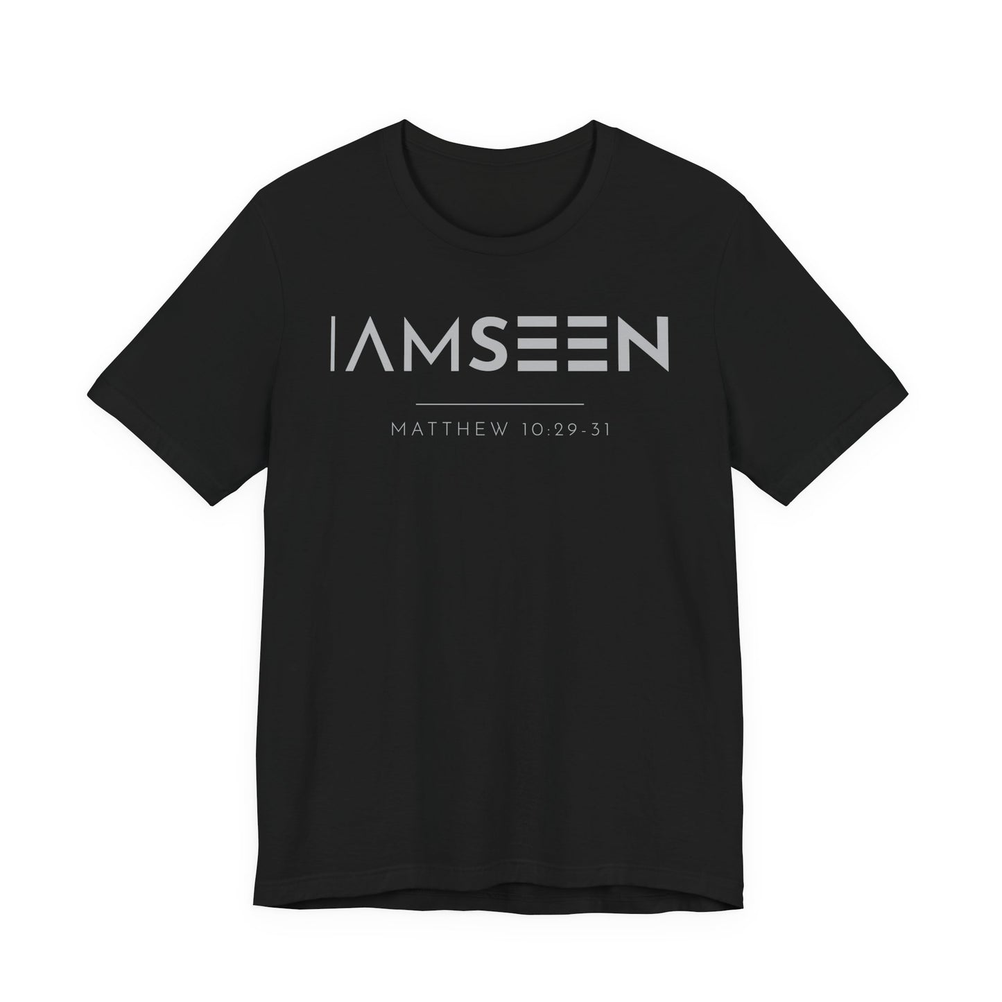 I Am Seen T-Shirt - Matthew 10:29-31 Faith Graphic Tee | Pure Print Edition