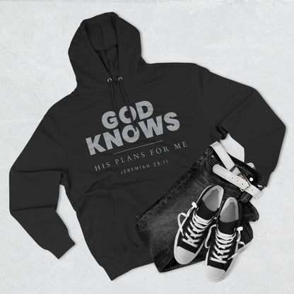 God Knows Pullover Hoodie - Jeremiah 29:11 Christian Sweatshirt | Pure Print Edition