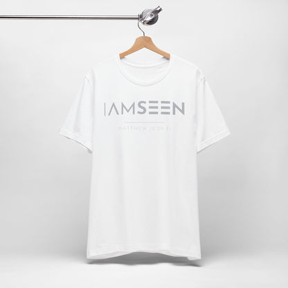 I Am Seen T-Shirt - Matthew 10:29-31 Faith Graphic Tee | Pure Print Edition