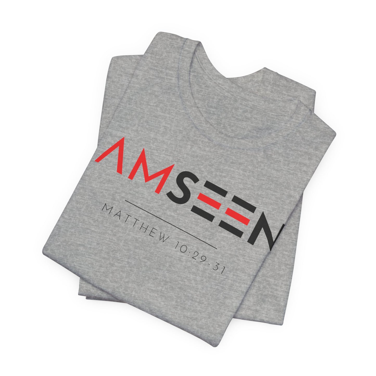 I Am Seen T-Shirt - Matthew 10:29-31 Faith Graphic Tee
