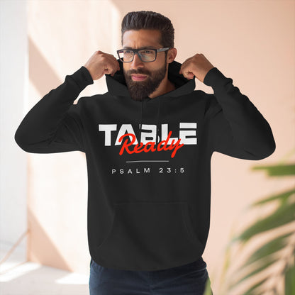 Table Ready Pullover Hoodie - Psalm 23:5 Christian Sweatshirt