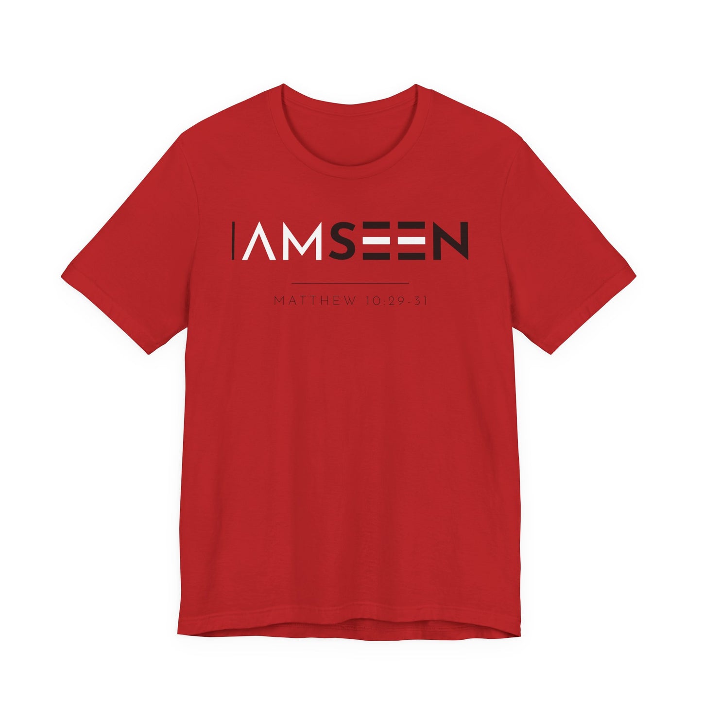 I Am Seen T-Shirt - Matthew 10:29-31 Faith Graphic Tee