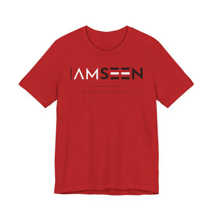 I Am Seen T-Shirt - Matthew 10:29-31 Faith Graphic Tee