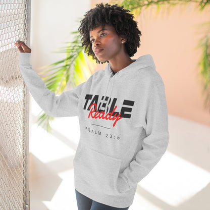 Table Ready Pullover Hoodie - Psalm 23:5 Christian Sweatshirt