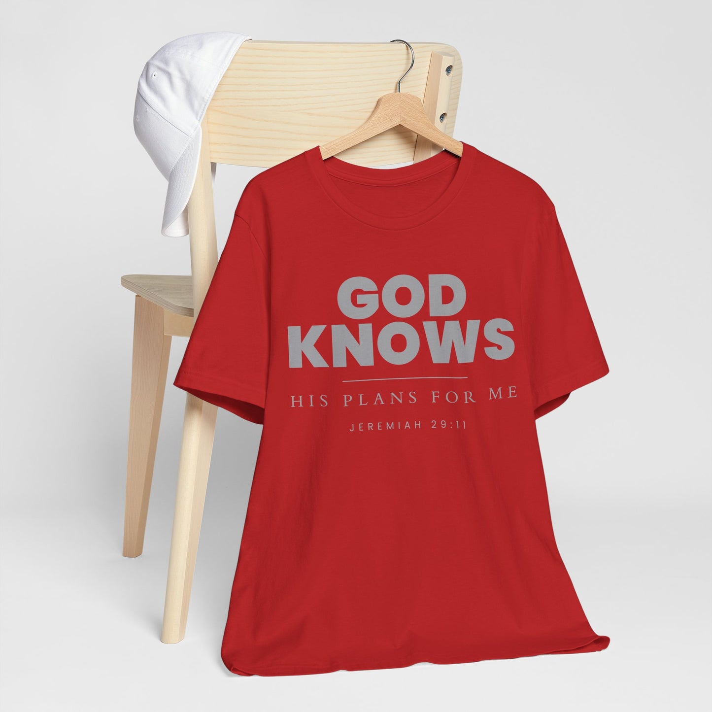 God Knows T-Shirt - Jeremiah 29:11 Faith Graphic Tee | Pure Print Edition