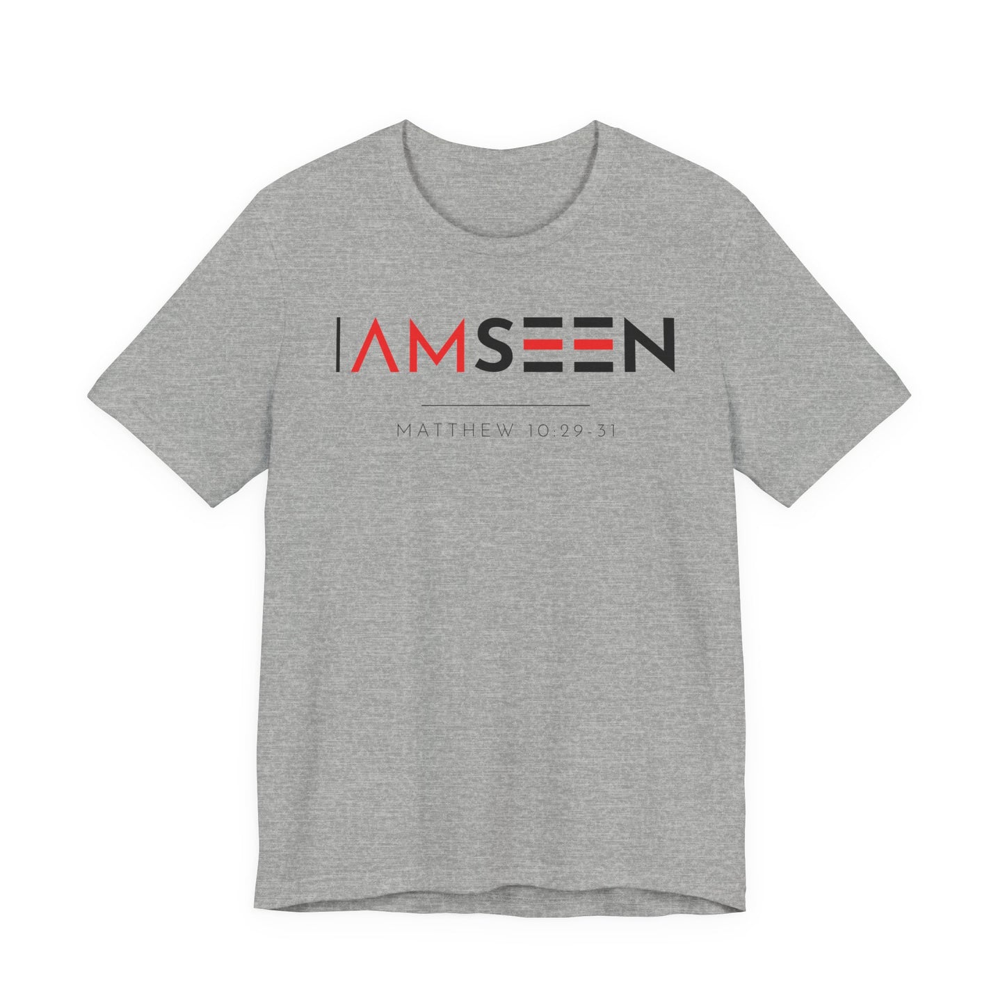 I Am Seen T-Shirt - Matthew 10:29-31 Faith Graphic Tee