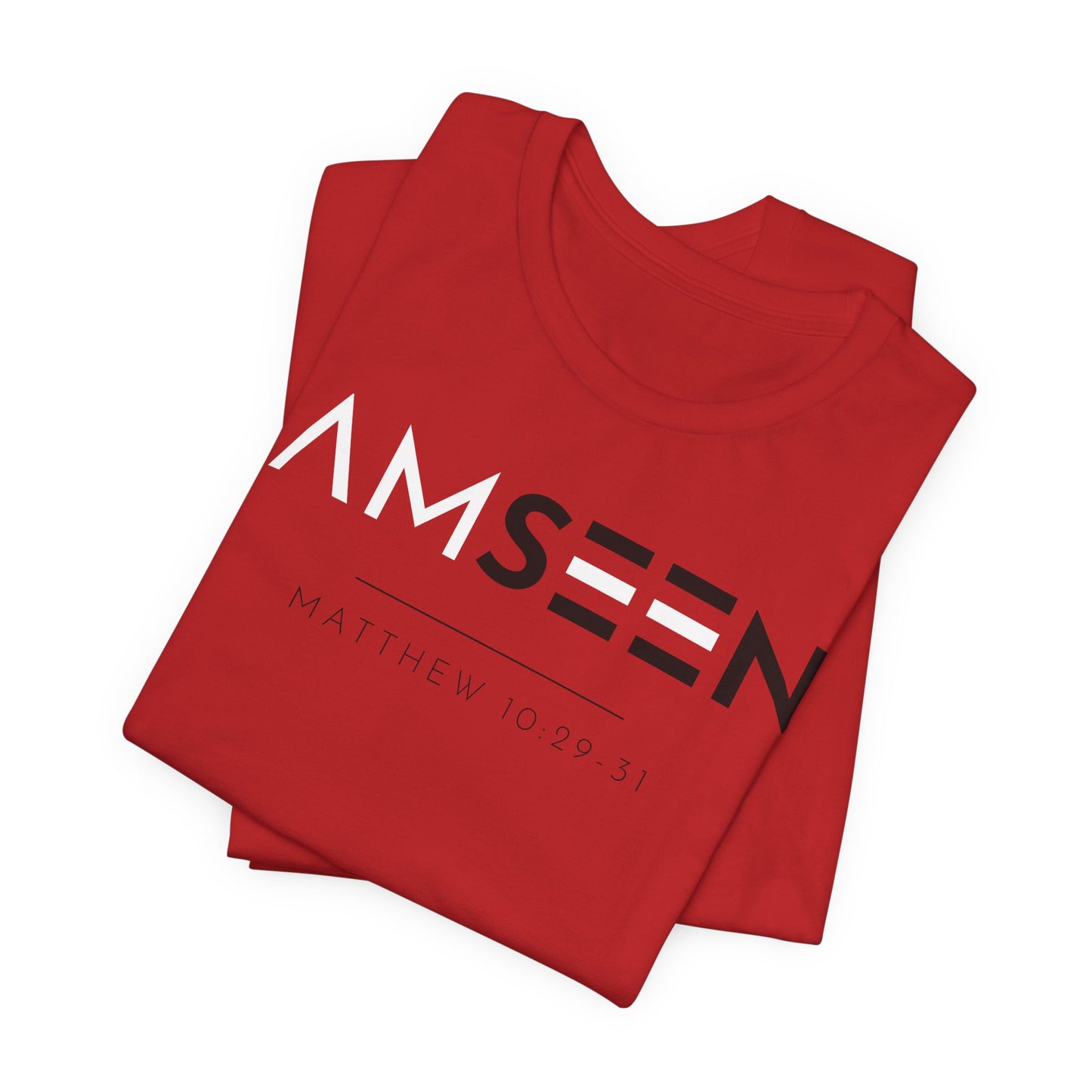I Am Seen T-Shirt - Matthew 10:29-31 Faith Graphic Tee