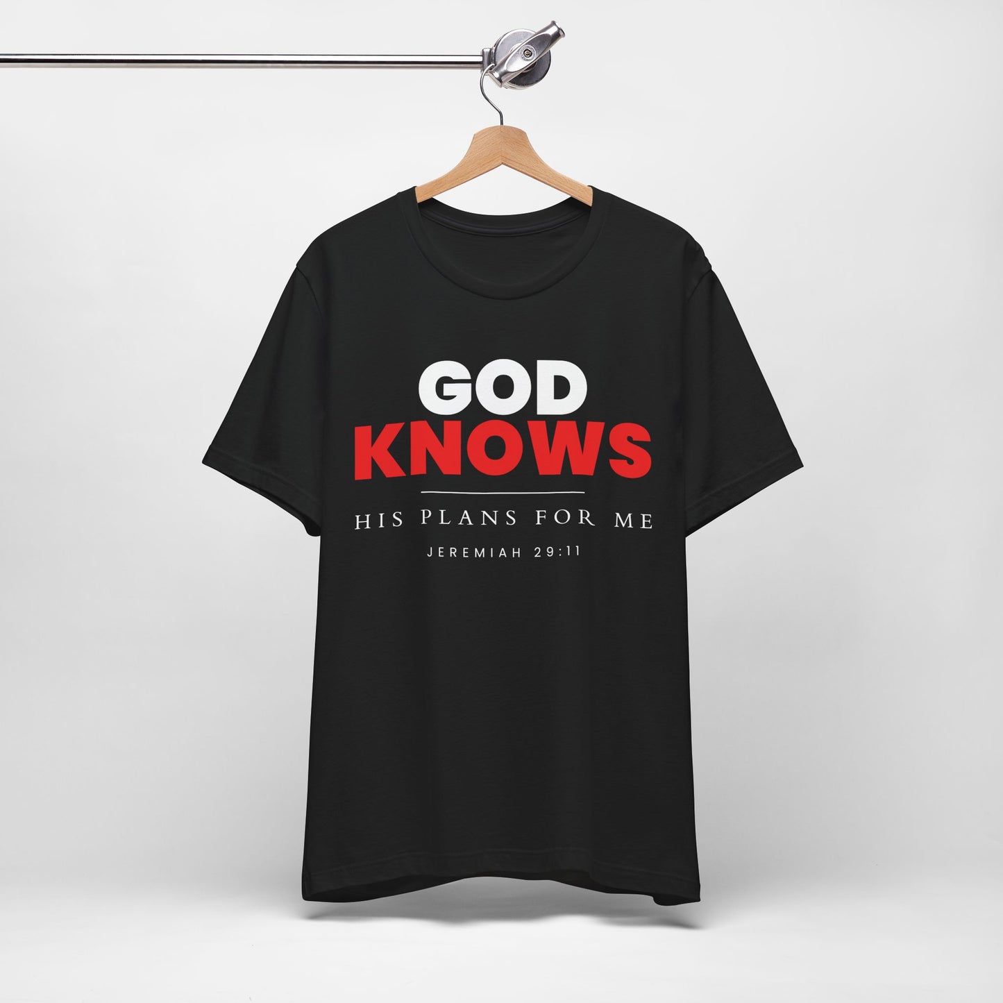 God Knows T-Shirt - Jeremiah 29:11 Faith Graphic Tee