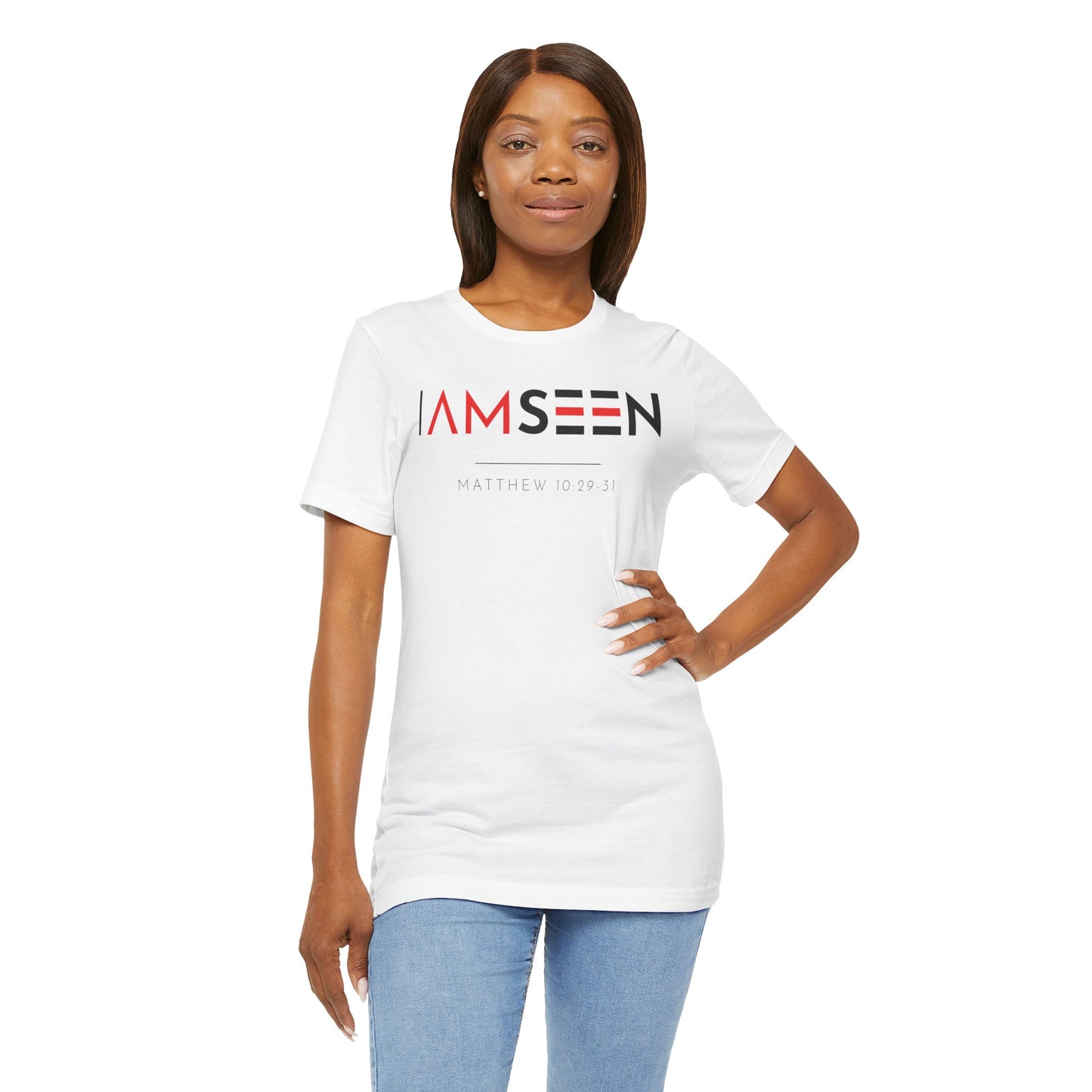 I Am Seen T-Shirt - Matthew 10:29-31 Faith Graphic Tee