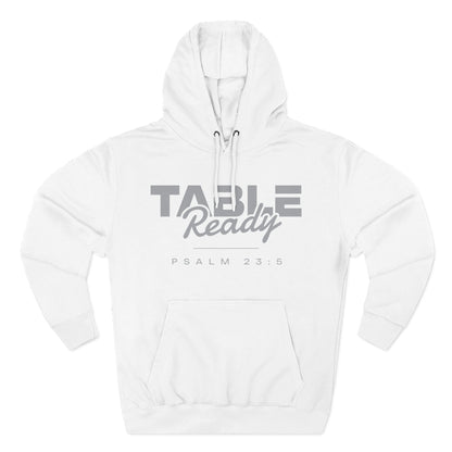 Table Ready Pullover Hoodie - Psalm 23:5 Christian Sweatshirt | Pure Print Edition