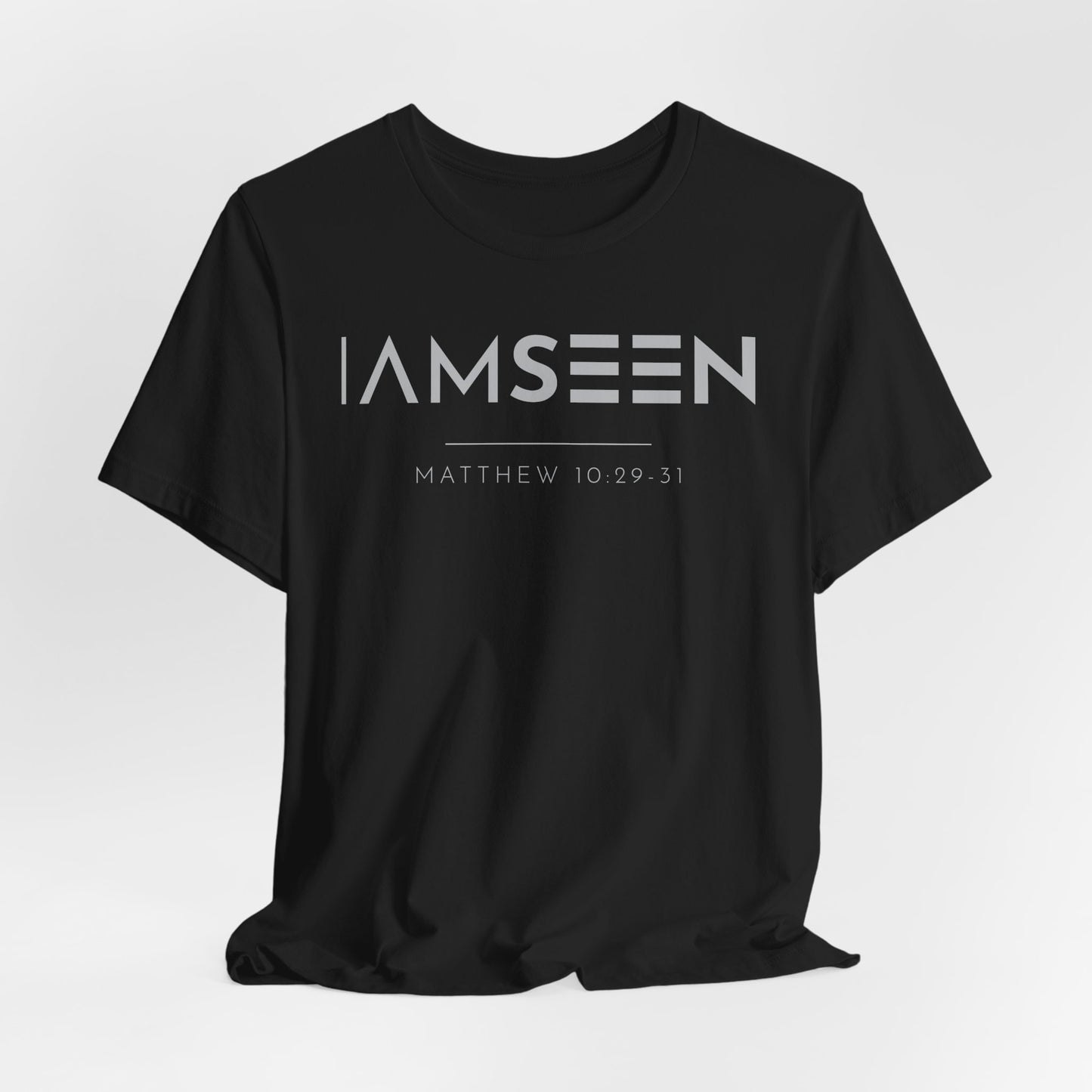 I Am Seen T-Shirt - Matthew 10:29-31 Faith Graphic Tee | Pure Print Edition