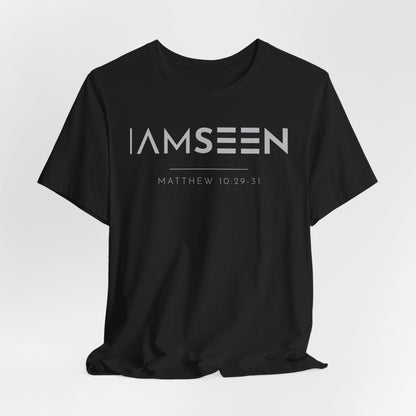 I Am Seen T-Shirt - Matthew 10:29-31 Faith Graphic Tee | Pure Print Edition