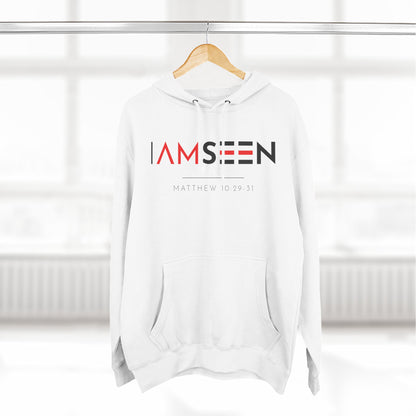 I Am Seen Pullover Hoodie - Matthew 10:29-31 Christian Sweatshirt