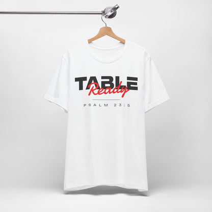 Table Ready T-Shirt - Psalm 23:5 Faith Graphic Tee