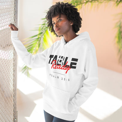 Table Ready Pullover Hoodie - Psalm 23:5 Christian Sweatshirt