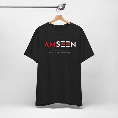 I Am Seen T-Shirt - Matthew 10:29-31 Faith Graphic Tee