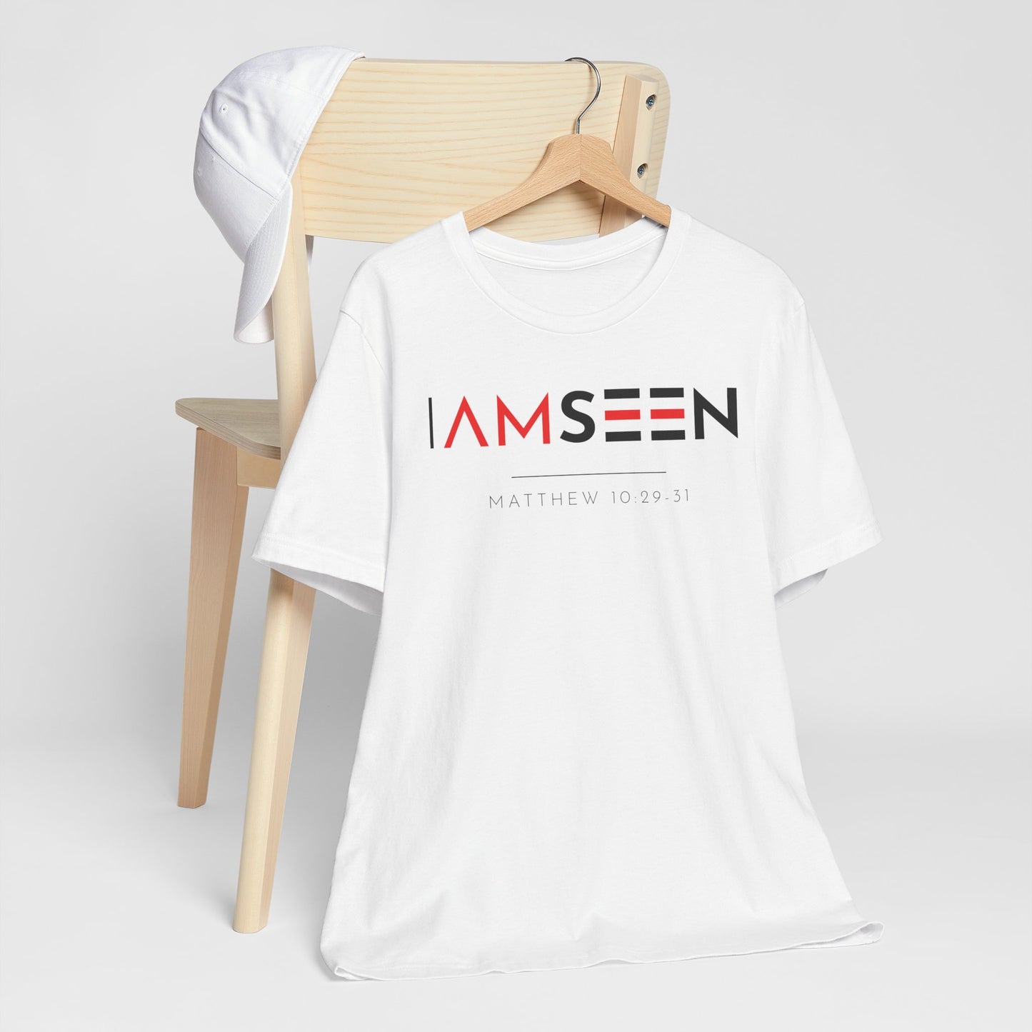 I Am Seen T-Shirt - Matthew 10:29-31 Faith Graphic Tee
