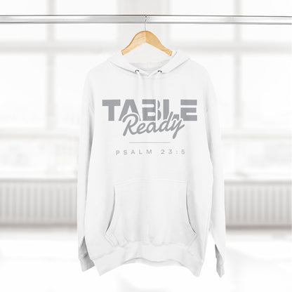 Table Ready Pullover Hoodie - Psalm 23:5 Christian Sweatshirt | Pure Print Edition