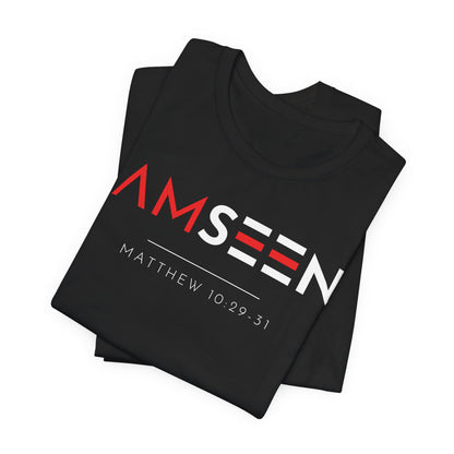 I Am Seen T-Shirt - Matthew 10:29-31 Faith Graphic Tee