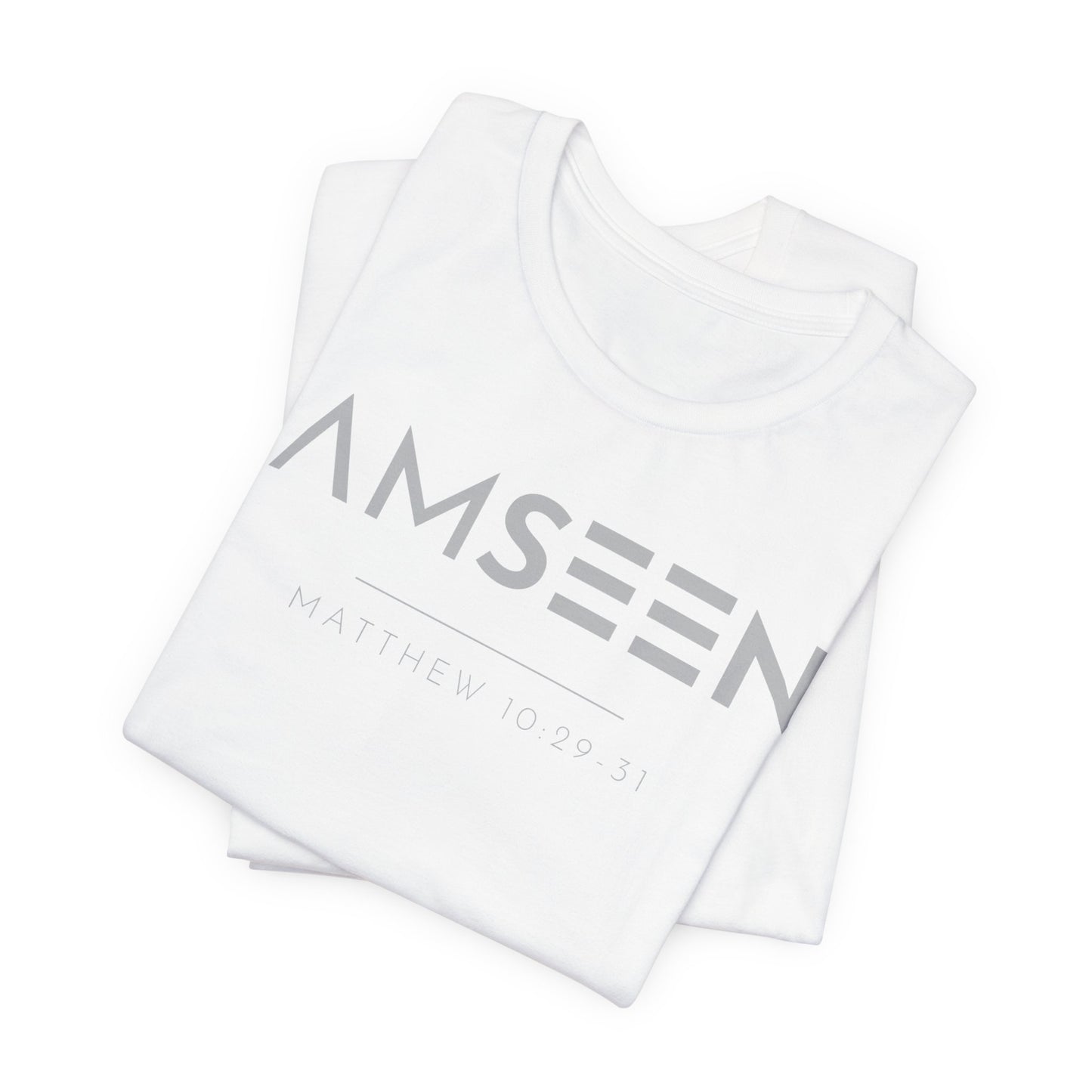 I Am Seen T-Shirt - Matthew 10:29-31 Faith Graphic Tee | Pure Print Edition