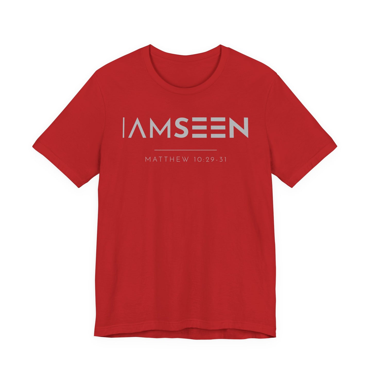 I Am Seen T-Shirt - Matthew 10:29-31 Faith Graphic Tee | Pure Print Edition