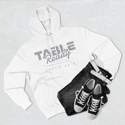 Table Ready Pullover Hoodie - Psalm 23:5 Christian Sweatshirt | Pure Print Edition