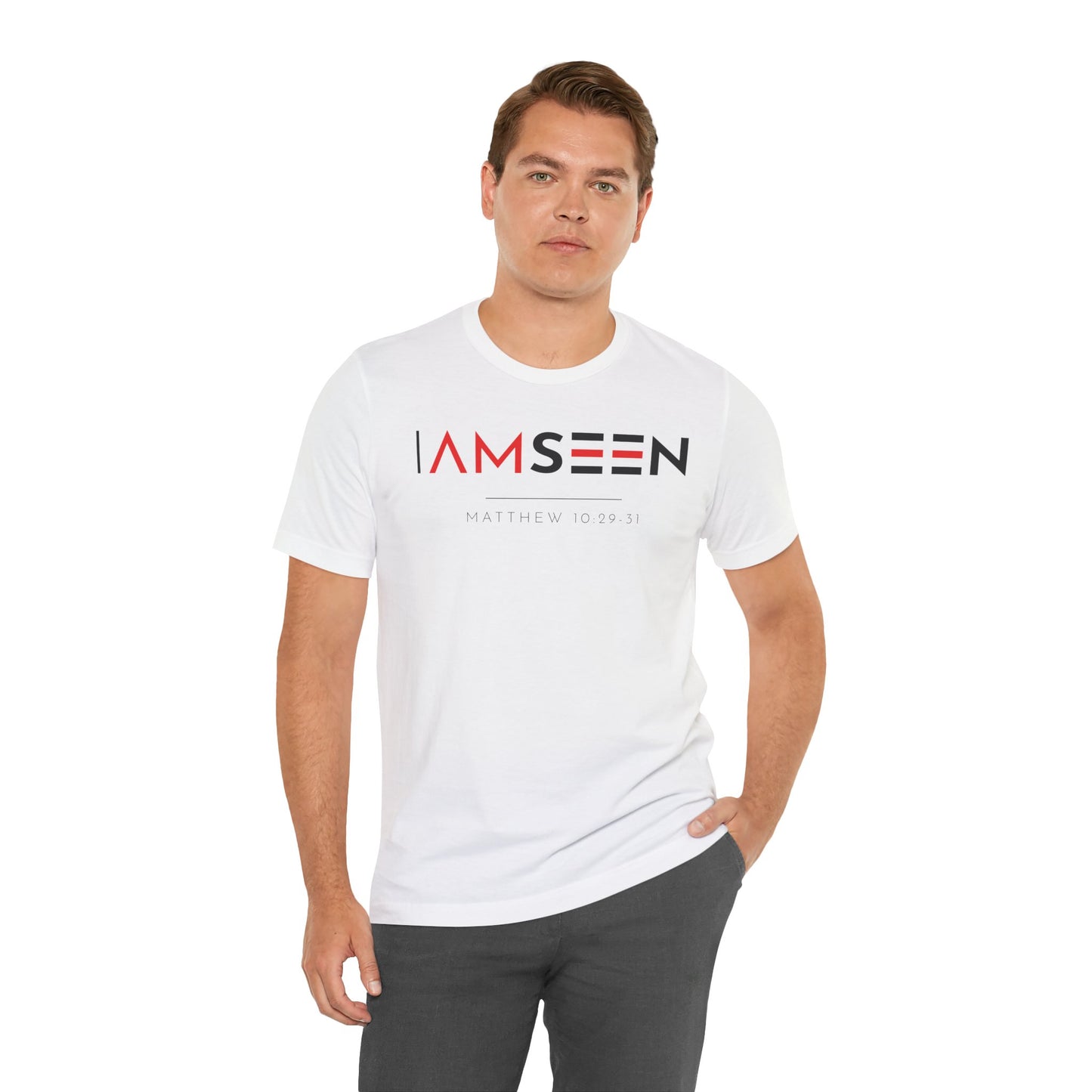 I Am Seen T-Shirt - Matthew 10:29-31 Faith Graphic Tee