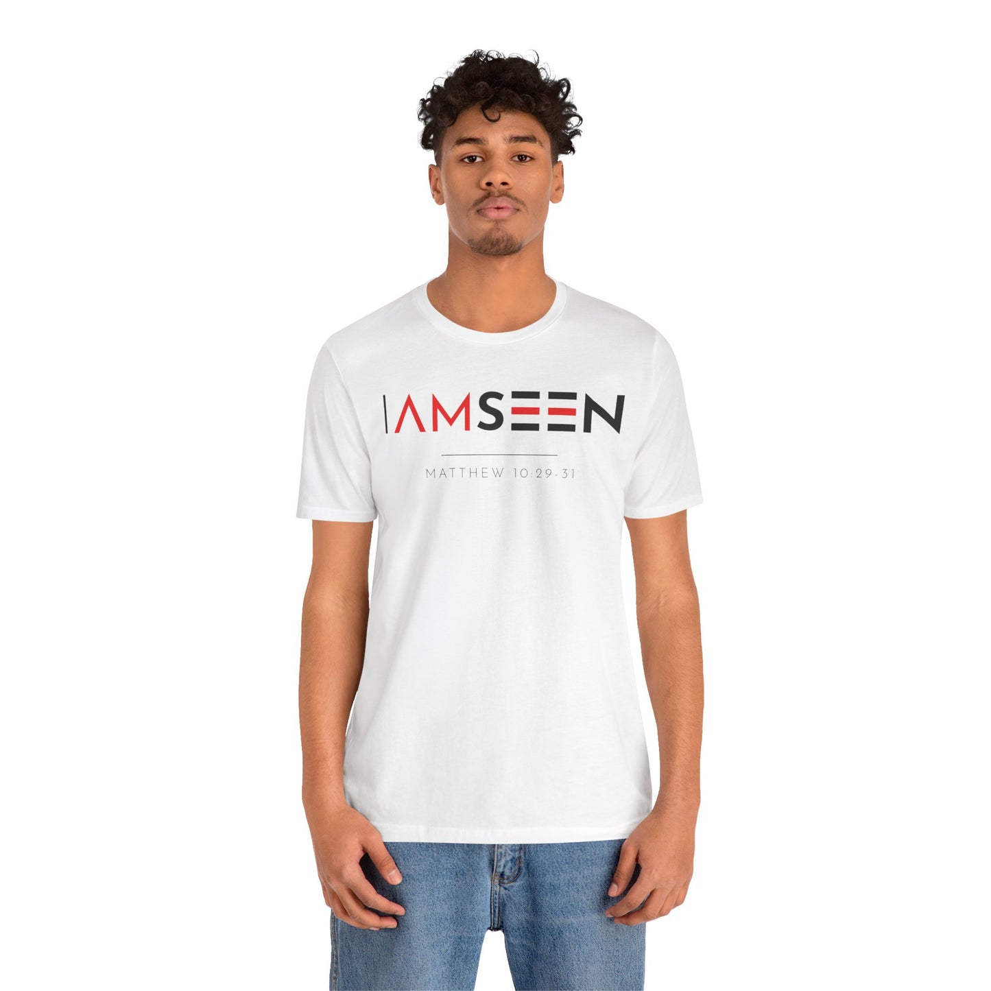 I Am Seen T-Shirt - Matthew 10:29-31 Faith Graphic Tee