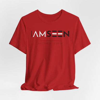I Am Seen T-Shirt - Matthew 10:29-31 Faith Graphic Tee