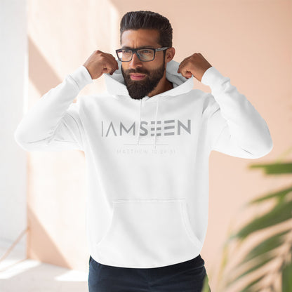 I Am Seen Pullover Hoodie - Matthew 10:29-31 Christian Sweatshirt | Pure Print Edition
