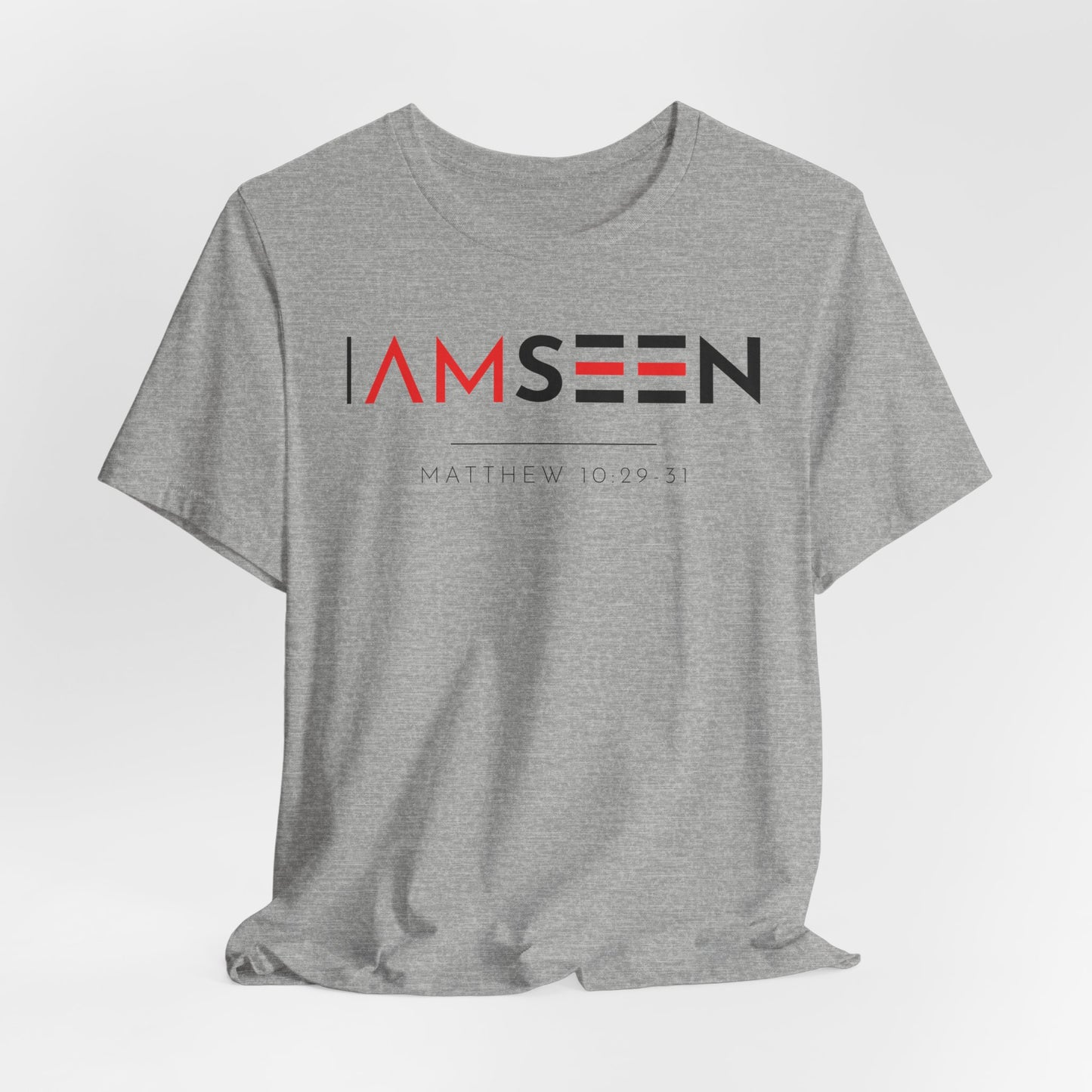 I Am Seen T-Shirt - Matthew 10:29-31 Faith Graphic Tee