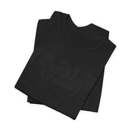 Table Ready T-Shirt - Psalm 23:5 Faith Graphic Tee | Monochromatic Edition