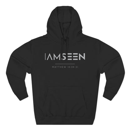 I Am Seen Pullover Hoodie - Matthew 10:29-31 Christian Sweatshirt | Pure Print Edition