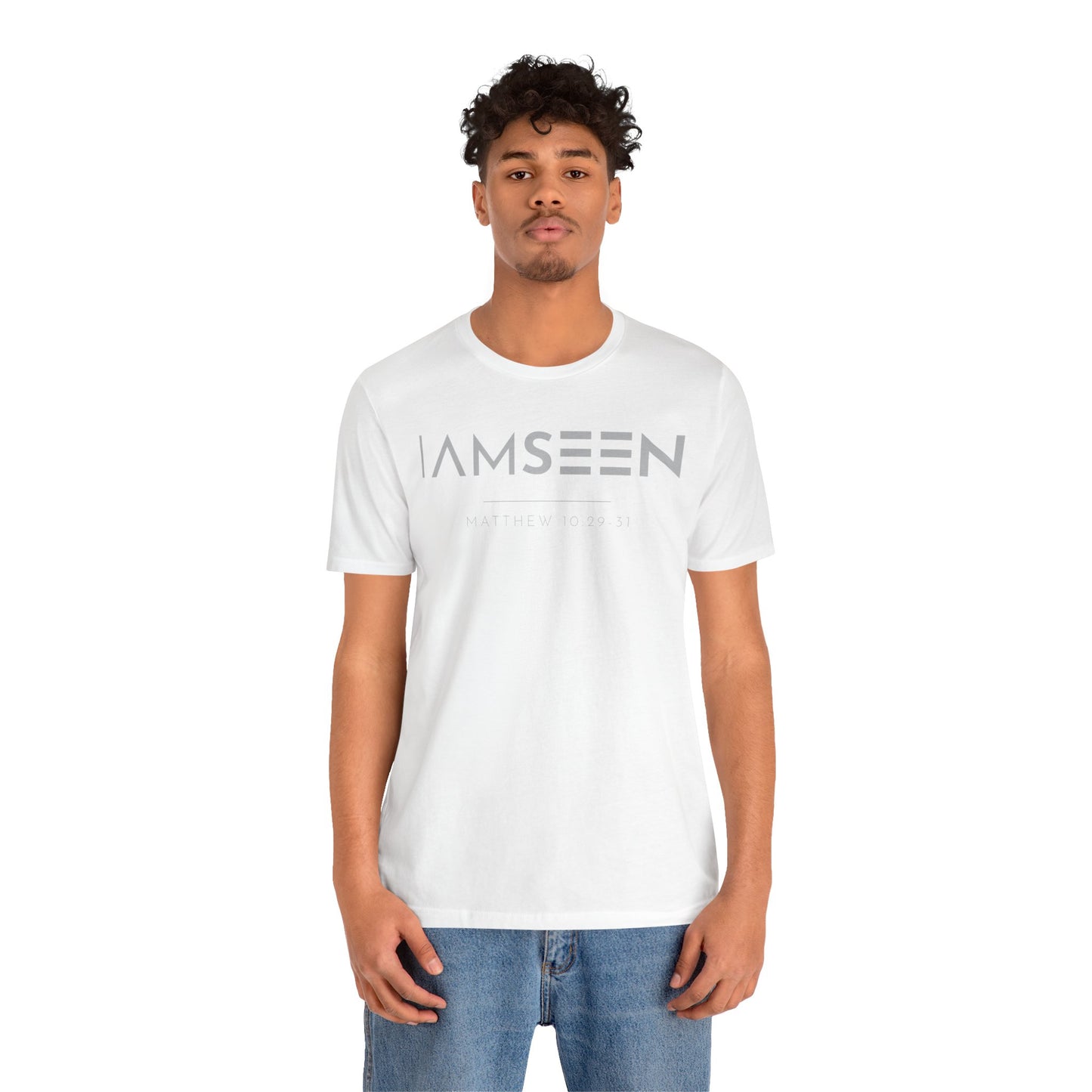 I Am Seen T-Shirt - Matthew 10:29-31 Faith Graphic Tee | Pure Print Edition